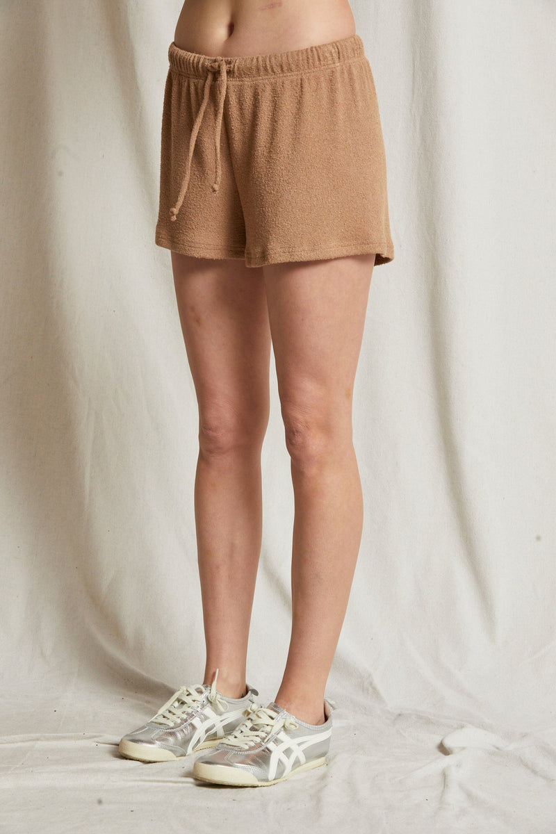 Clapton Boucle Shorts-Bottoms-Uniquities