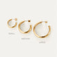 Staple Hoops Small-Jewelry-Uniquities