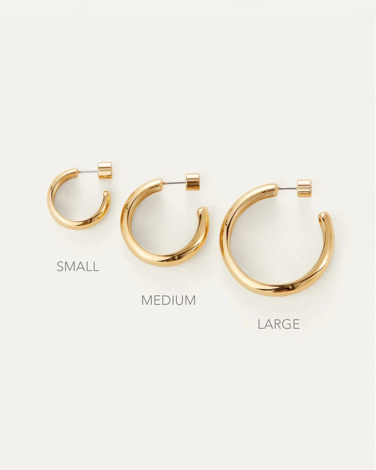 Staple Hoops Small-Jewelry-Uniquities