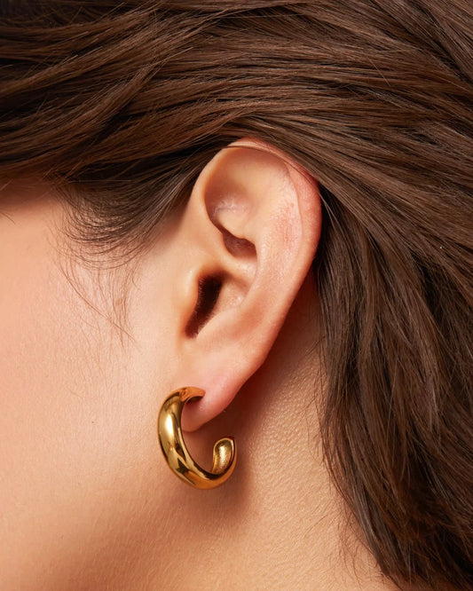 Staple Hoops Medium-Jewelry-Uniquities