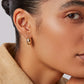Mini Tome Hoop Earrings