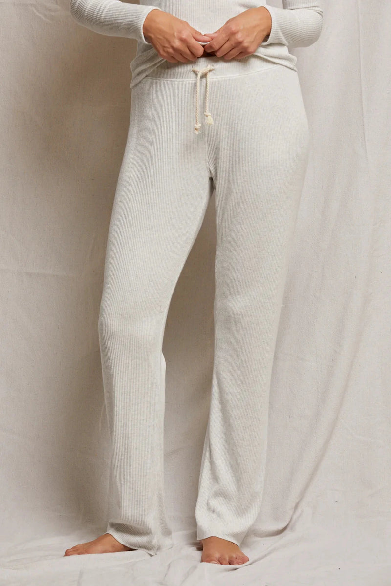 Leann Rib Straight Leg Pant-Lounge-Uniquities