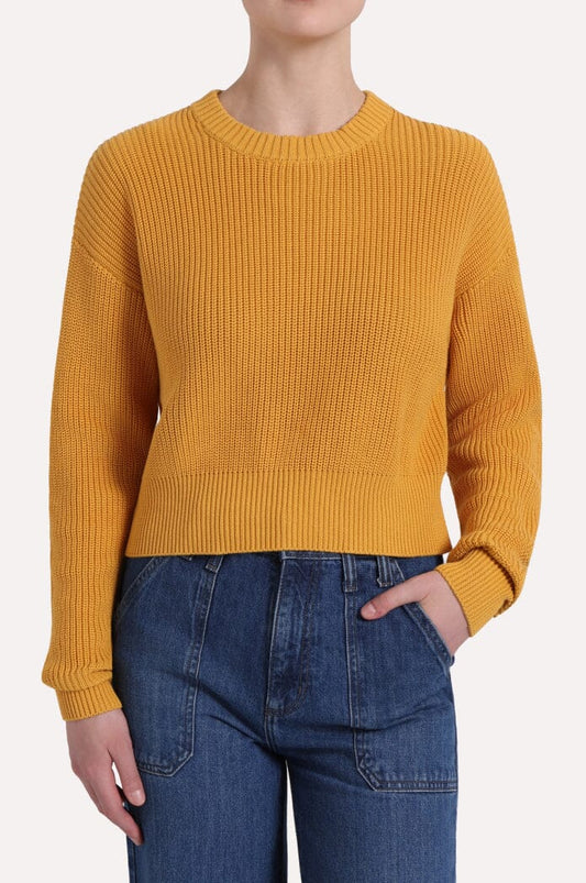 Cotton Shaker Long Sleeve Crew-Sweaters-Uniquities