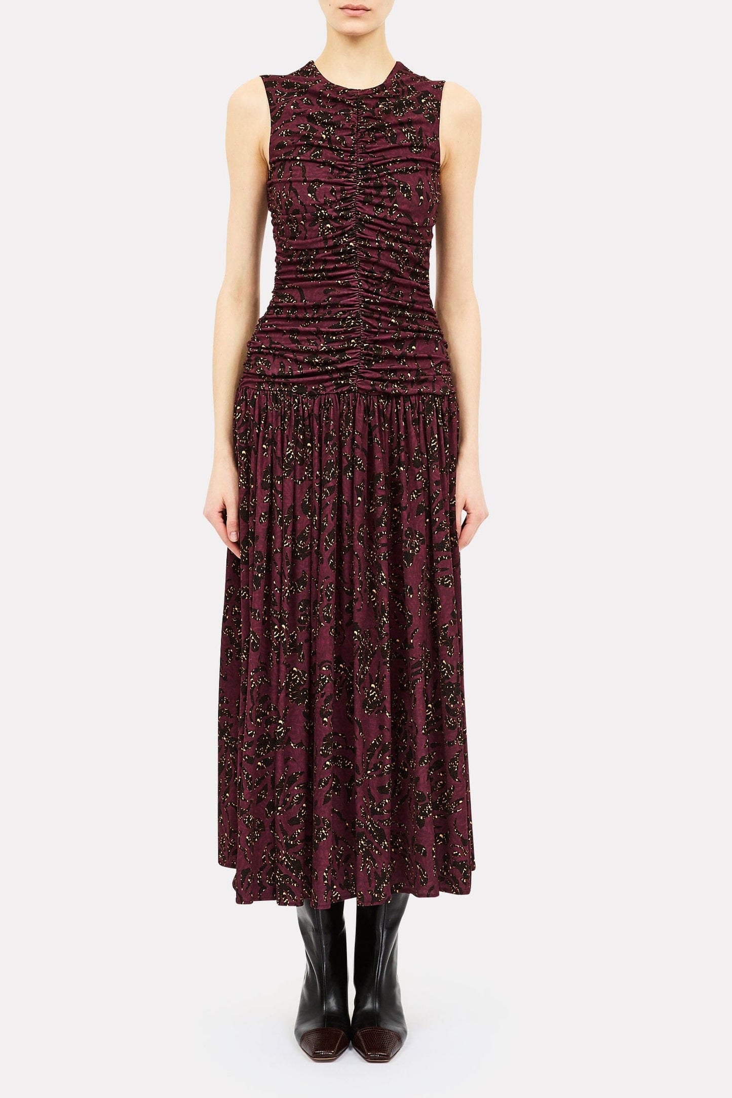 Elora Sleeveless Jersey Dress-Dresses-Uniquities