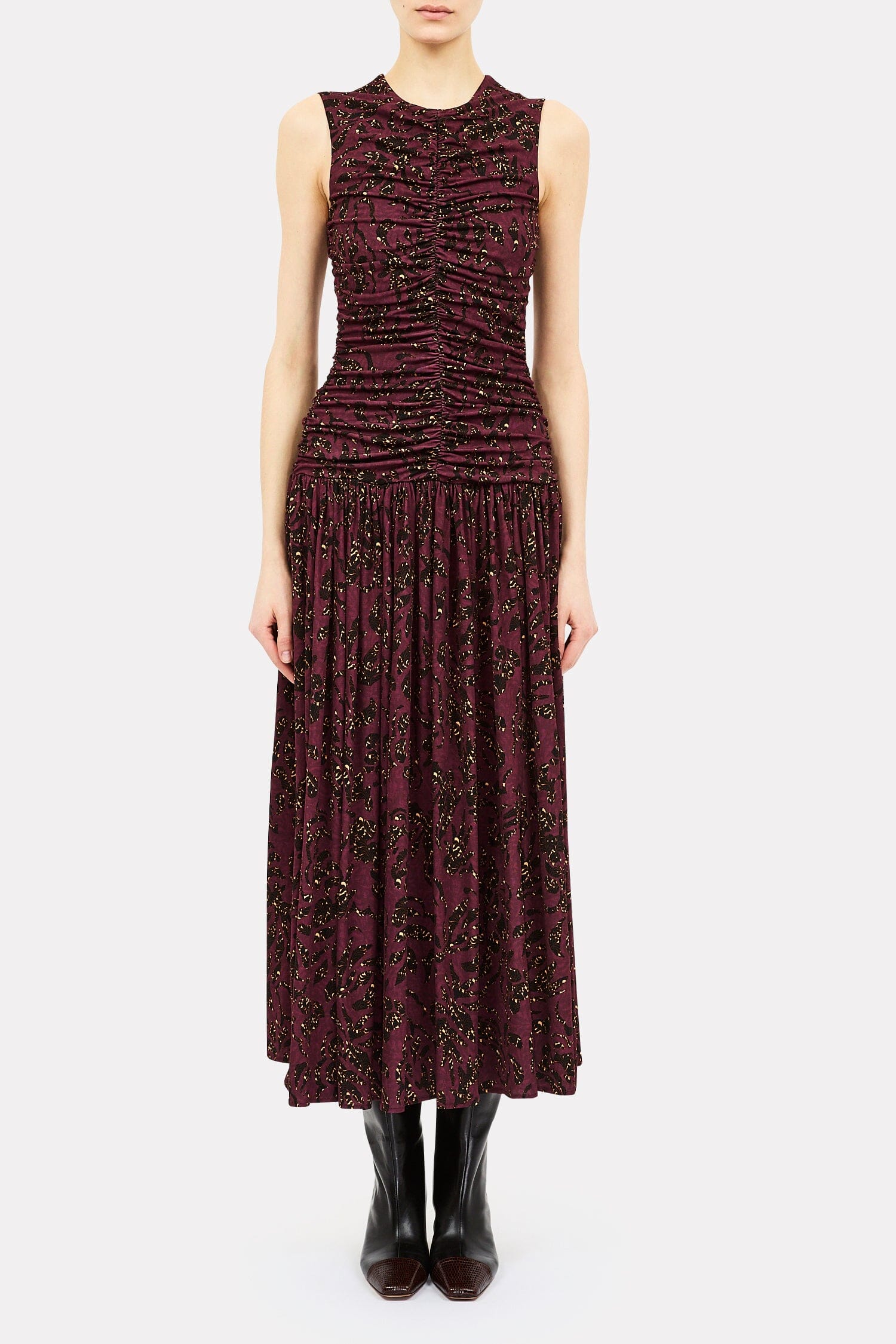 Elora Sleeveless Jersey Dress-Dresses-Uniquities