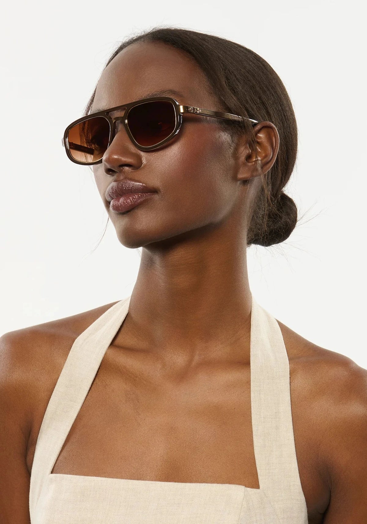 Jordan Sunglasses Bronze Metallic + 12k-Accessories-Uniquities