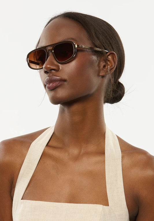 Jordan Sunglasses Bronze Metallic + 12k-Accessories-Uniquities