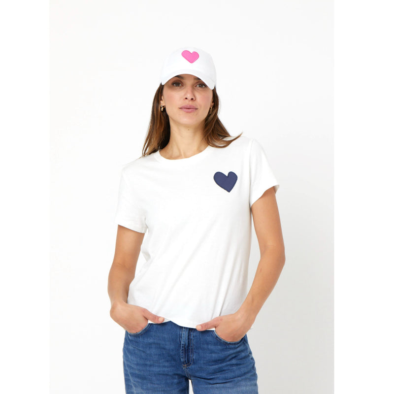 Suke Tee Contrast Imperfect Heart-Tee Shirts-Uniquities