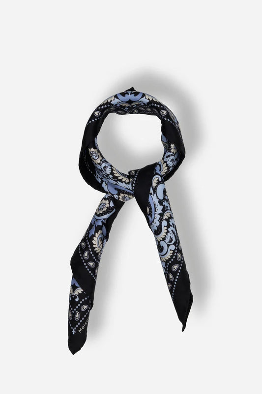 Small Silk Bandana Flowers-Accessories-Uniquities
