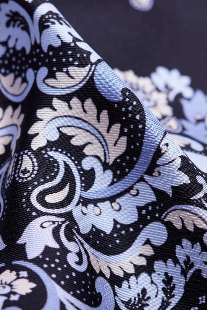 Small Silk Bandana Flowers by Maison Lecomte - Image 3