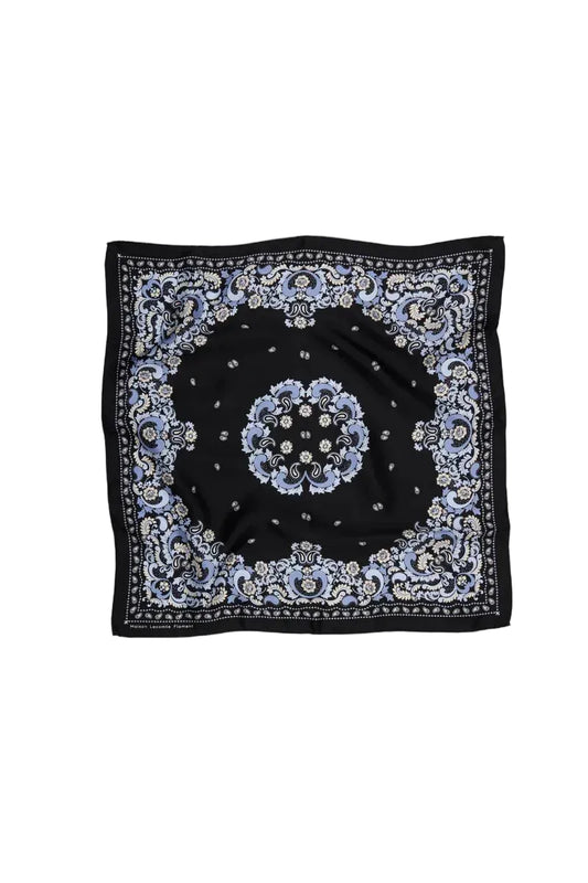 Small Silk Bandana Flowers-Accessories-Uniquities
