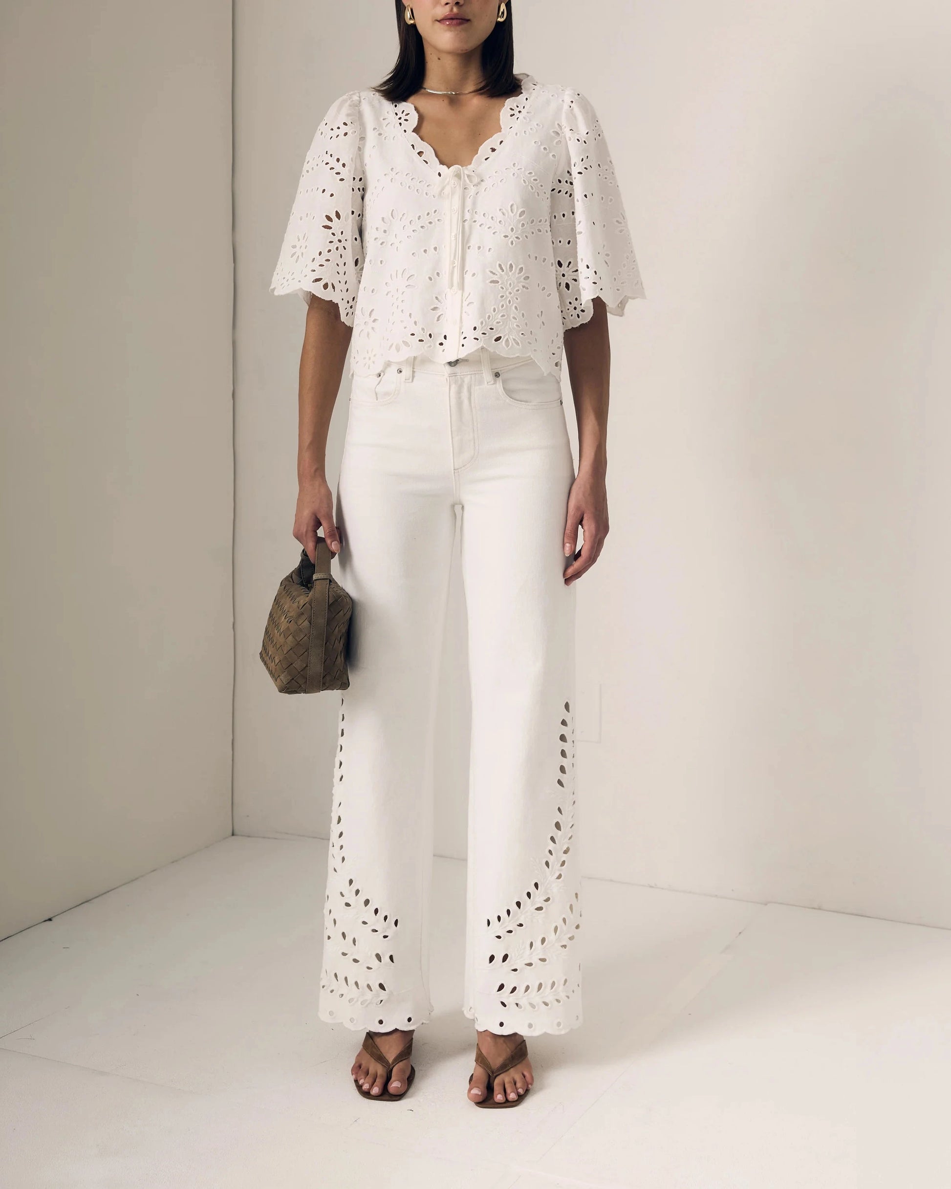 Column Eyelet Jean-Denim-Uniquities