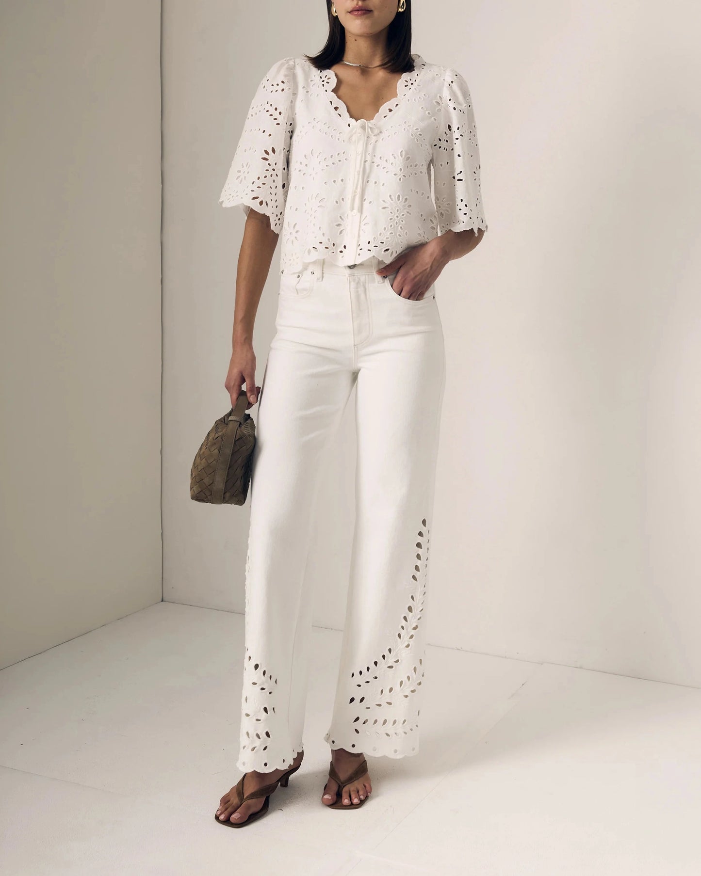 Column Eyelet Jean-Denim-Uniquities