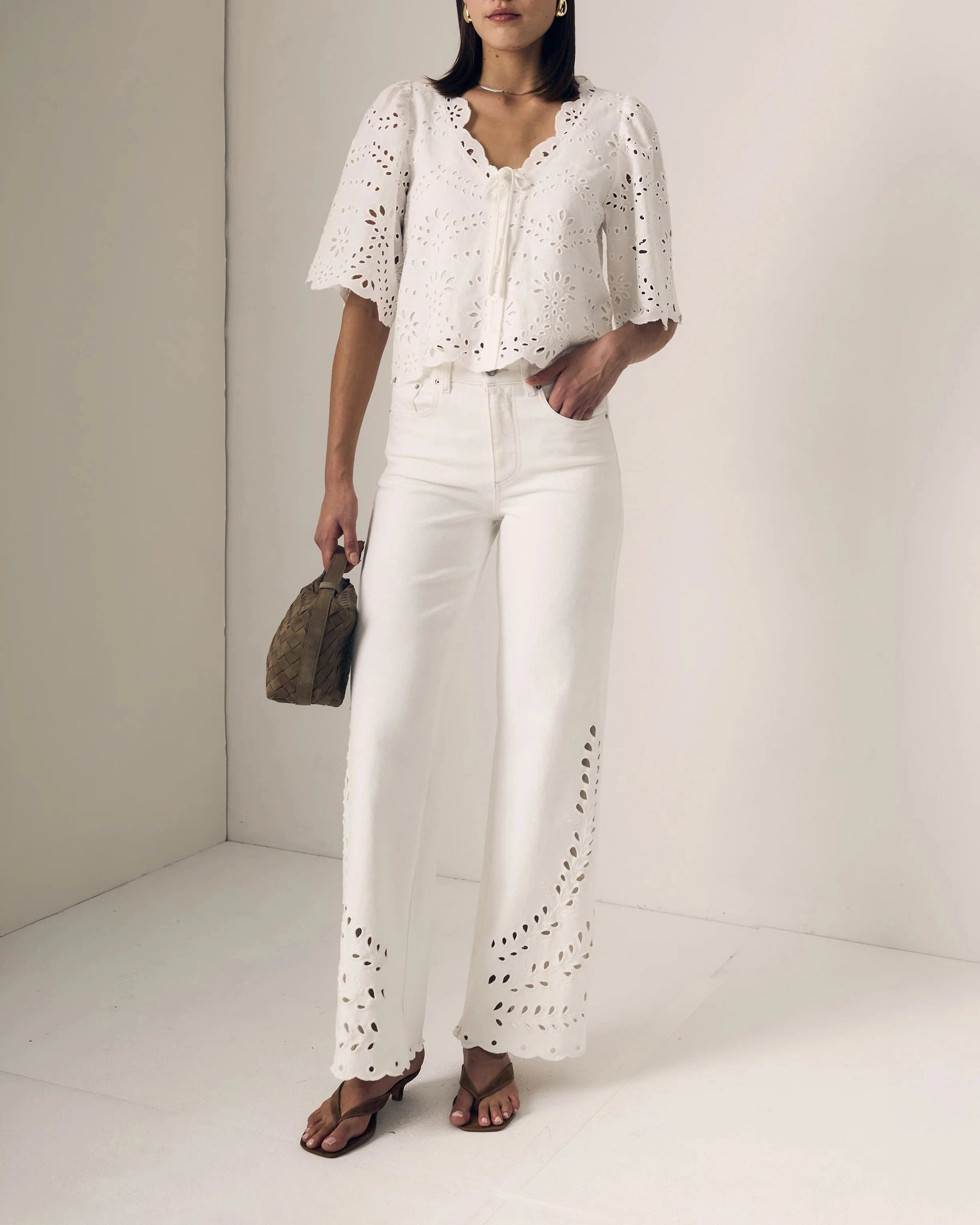 Column Eyelet Jean-Denim-Uniquities
