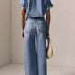 Crochet Trim Column Jean-Denim-Uniquities