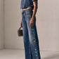 Studded Alexa Mid Rise Denim Le Jean 