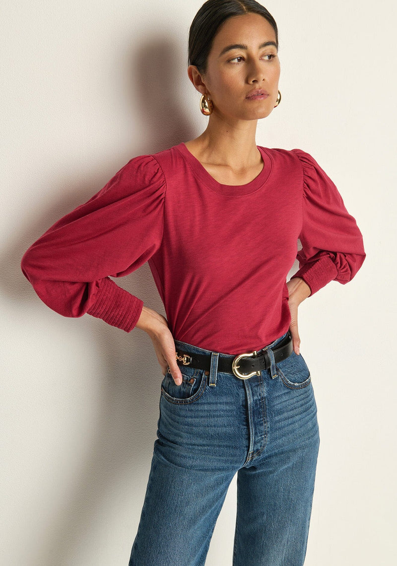 Loren Peasant Tee-Tops/Blouses-Uniquities