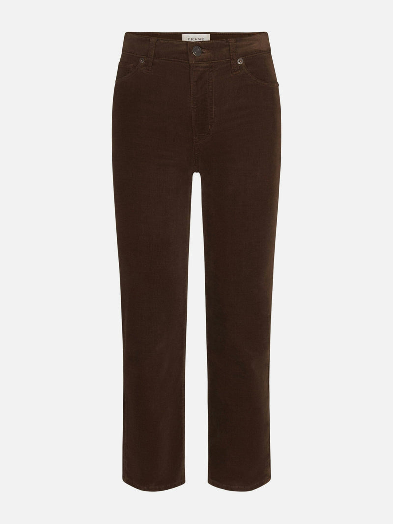 Le Sleek Straight Corduroy Jeans-Denim-Uniquities
