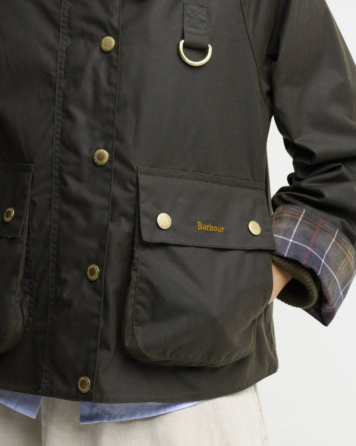 Tartan Collar Spey Wax Jacket-Jackets-Uniquities