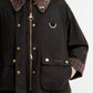 Tartan Collar Spey Wax Jacket-Jackets-Uniquities