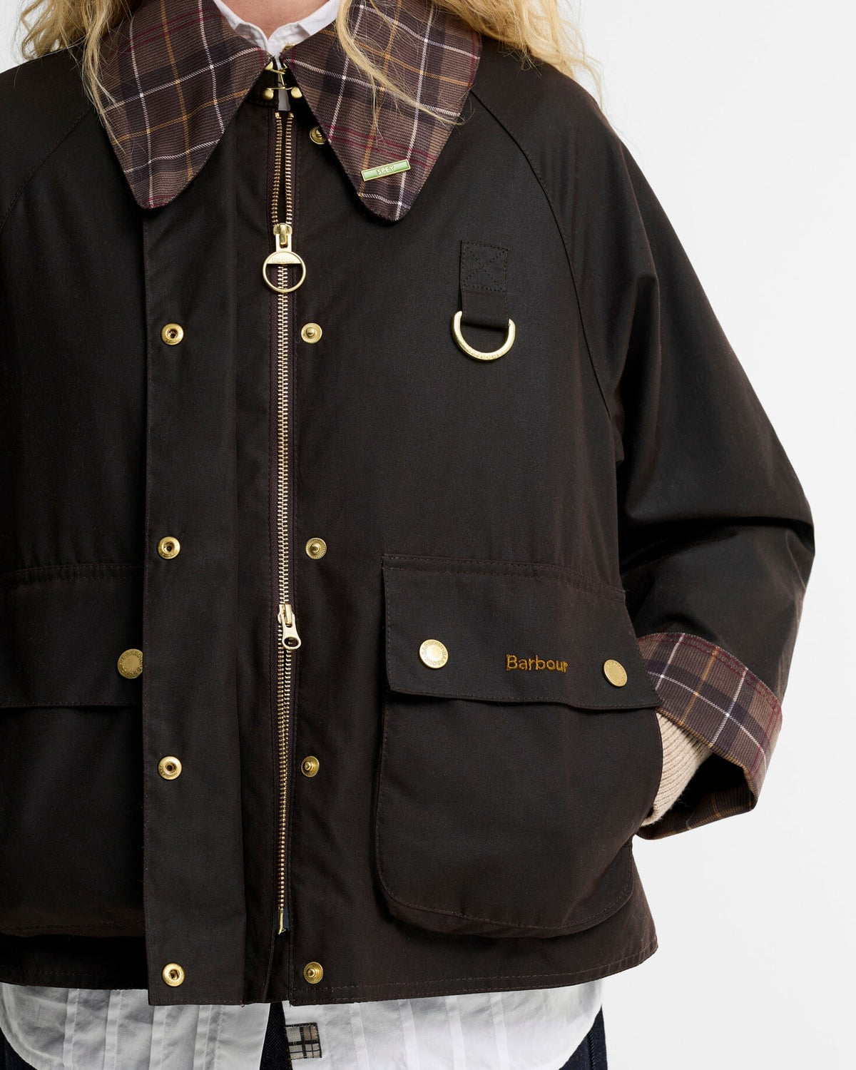 Tartan Collar Spey Wax Jacket-Jackets-Uniquities