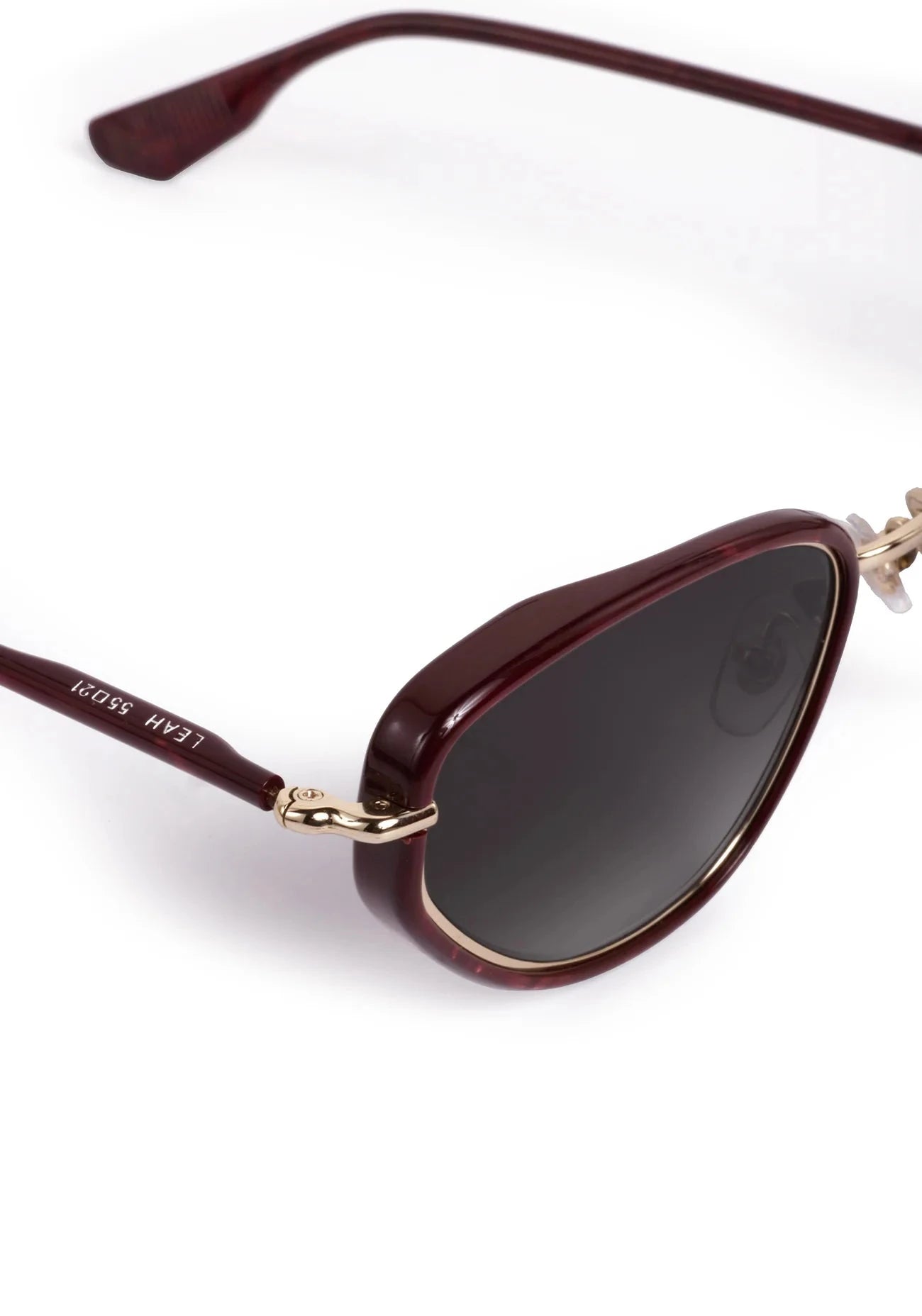 Leah Sunglasses 12k + Bordeaux-Accessories-Uniquities