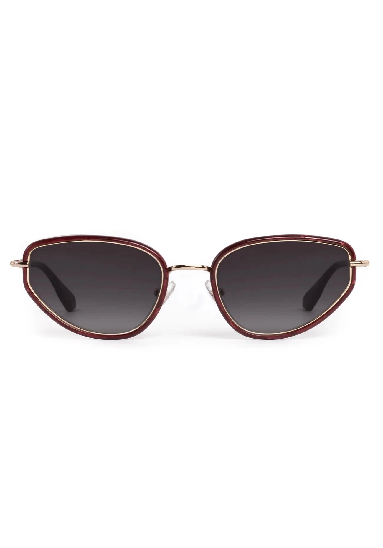 Leah Sunglasses 12k + Bordeaux-Accessories-Uniquities