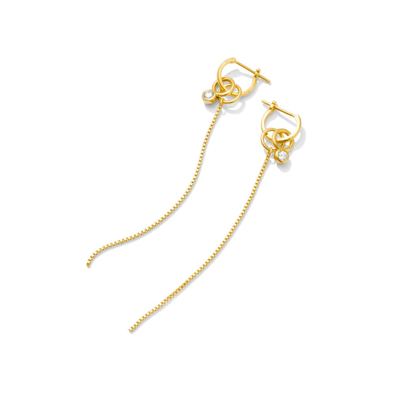 Lilou Drop Hoop Earring-Jewelry-Uniquities