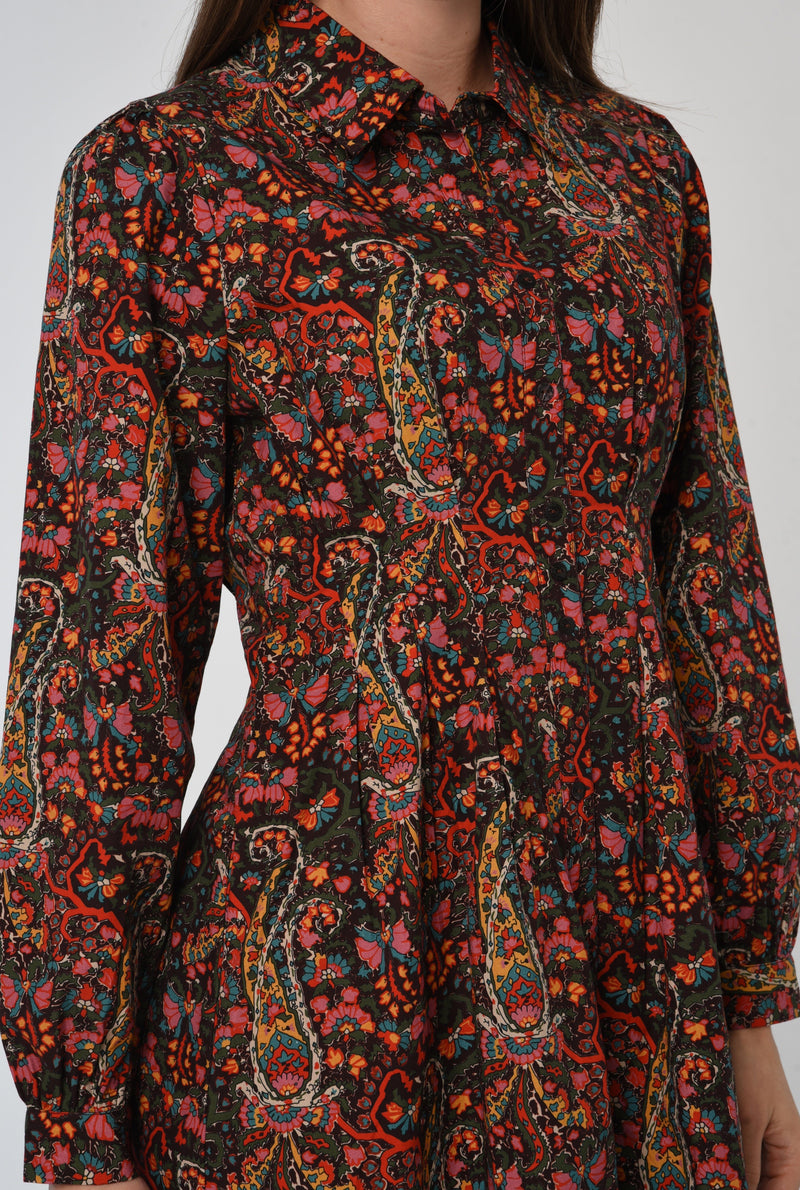 Marta Long Sleeve Mini Dress-Dresses-Uniquities