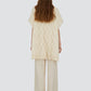 Braided Wool Blend Short Sleeve-Sweaters-Uniquities