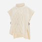 Braided Wool Blend Short Sleeve-Sweaters-Uniquities