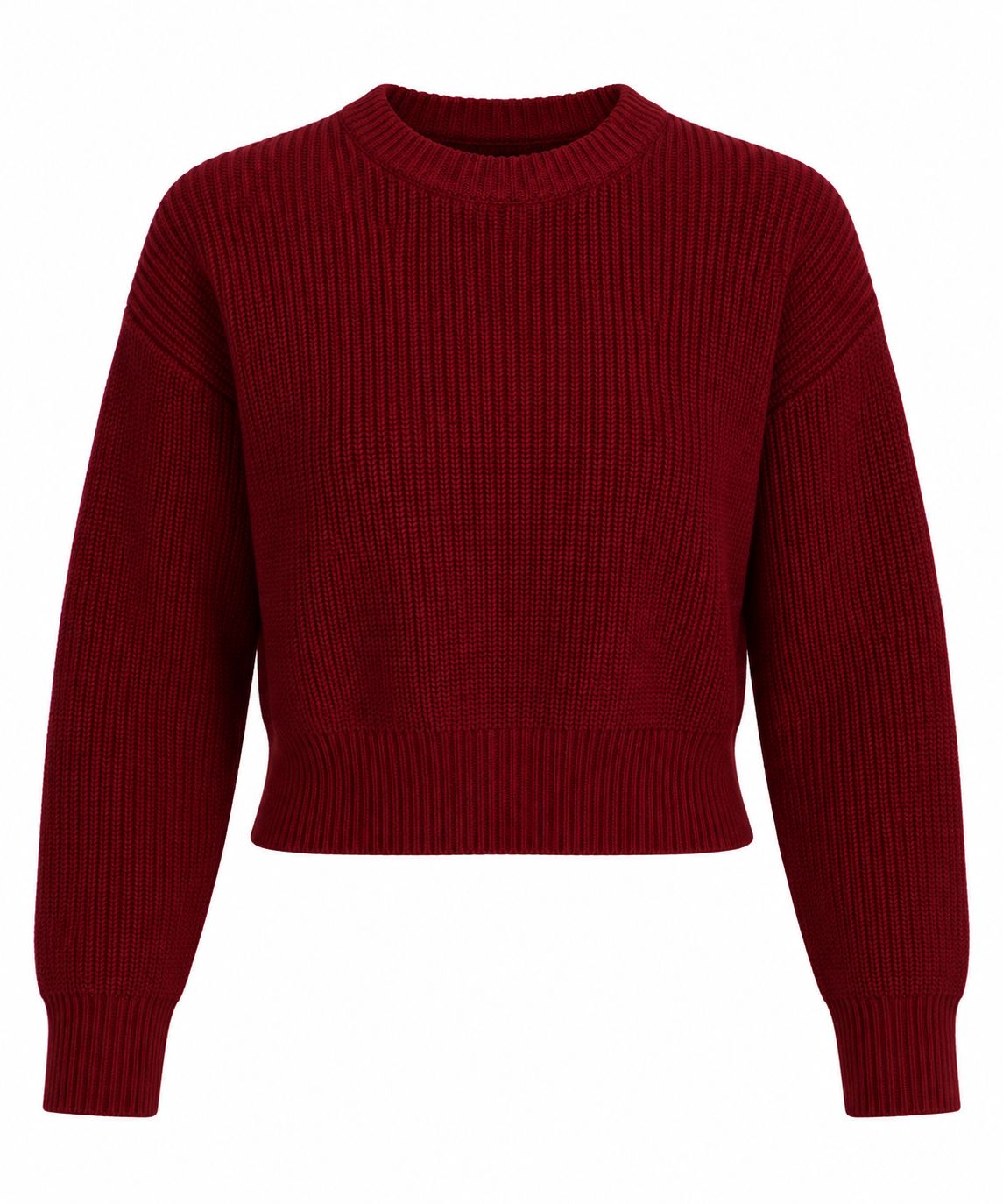 Cotton Shaker Long Sleeve Crew-Sweaters-Uniquities