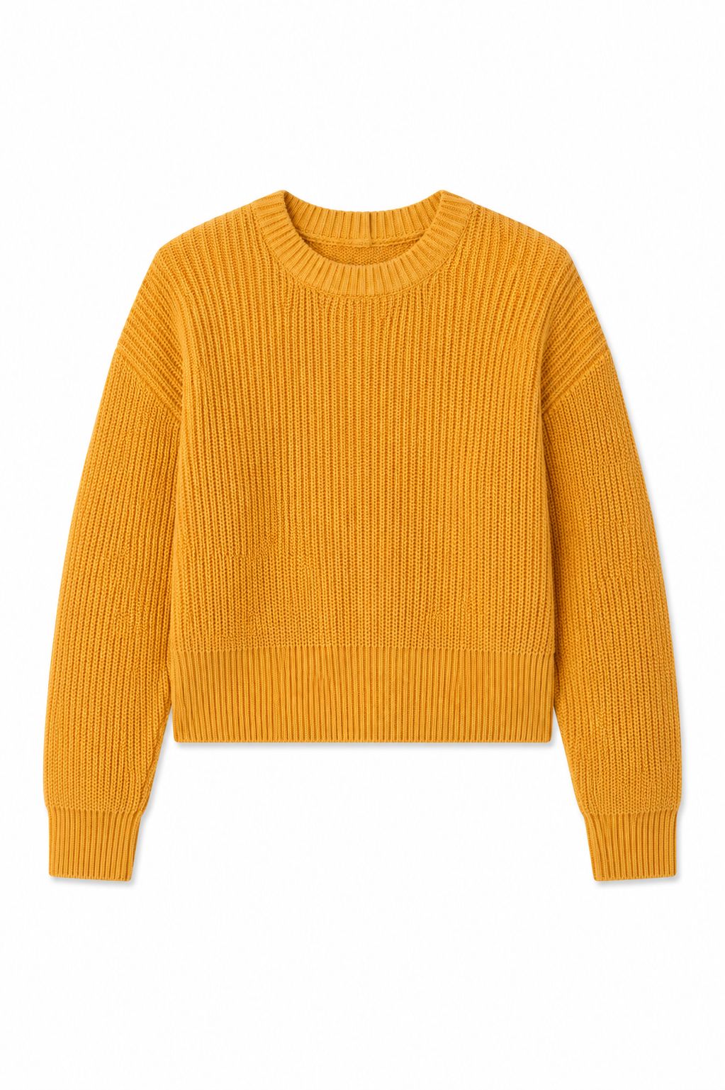 Cotton Shaker Long Sleeve Crew-Sweaters-Uniquities