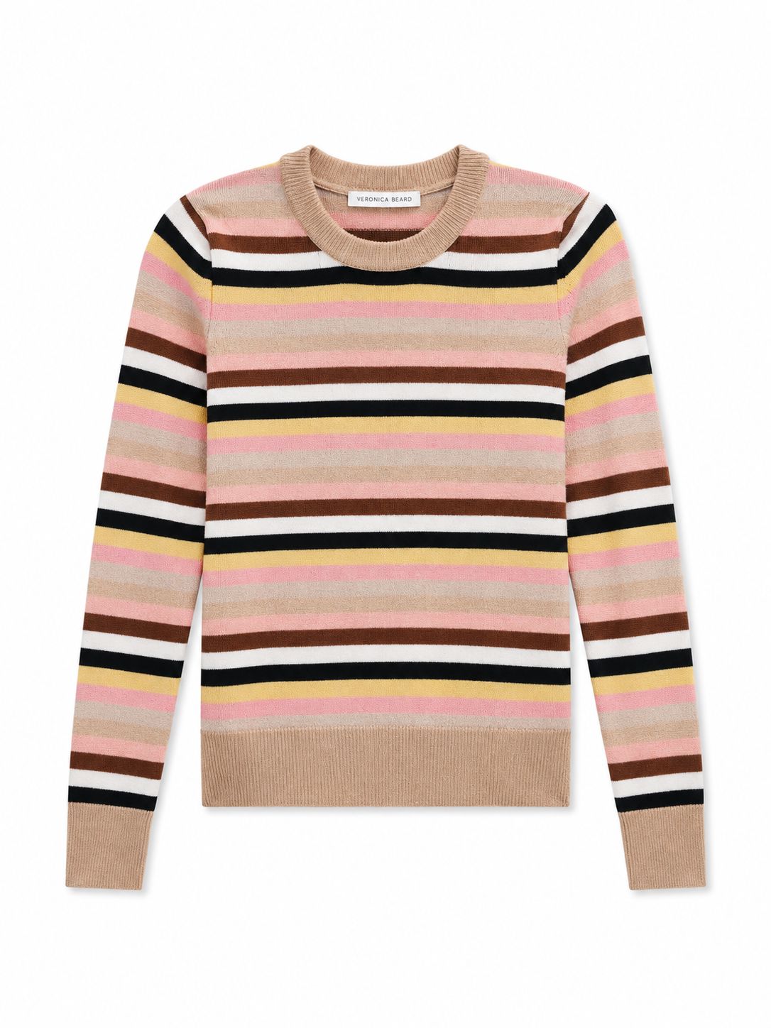 Long Sleeve Striped Crew-Sweaters-Uniquities
