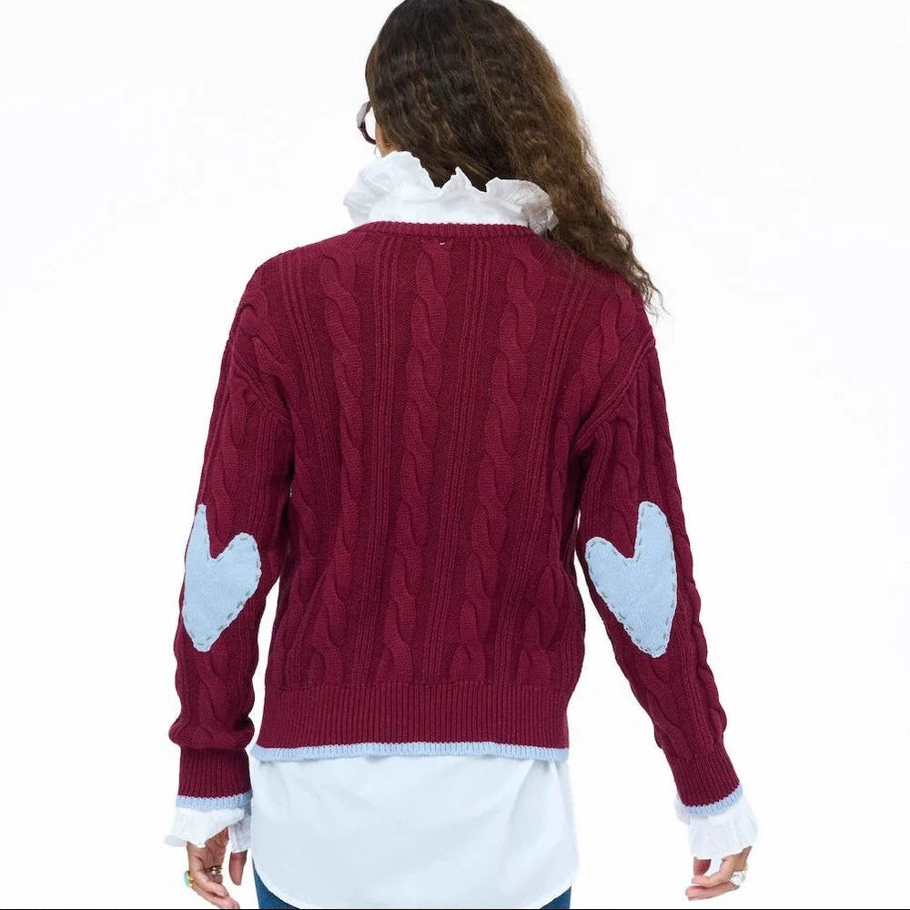 Maxwork Cable Pullover Sweater by Kerri Rosenthal - Image 4
