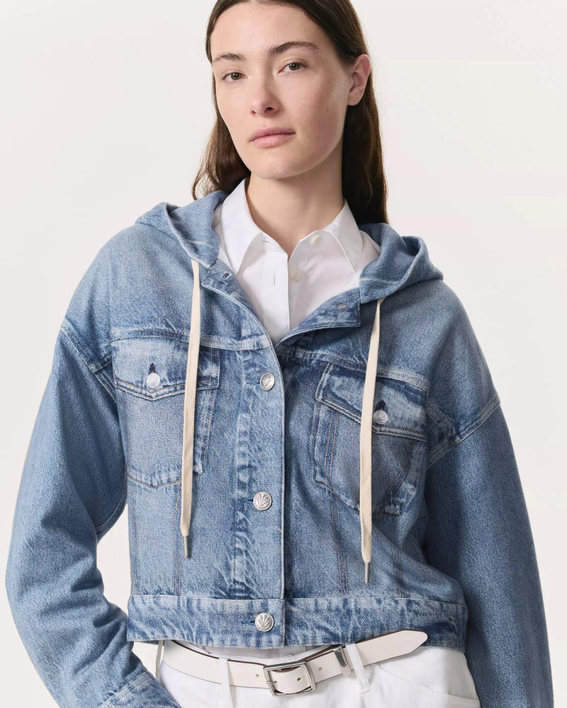 Miramar Trucker Hoodie-Jackets-Uniquities