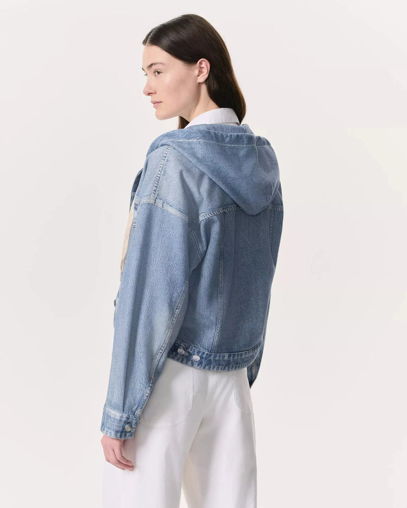 Miramar Trucker Hoodie-Jackets-Uniquities