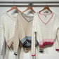 Open Fisherman Cable Tennis V-Sweaters-Uniquities