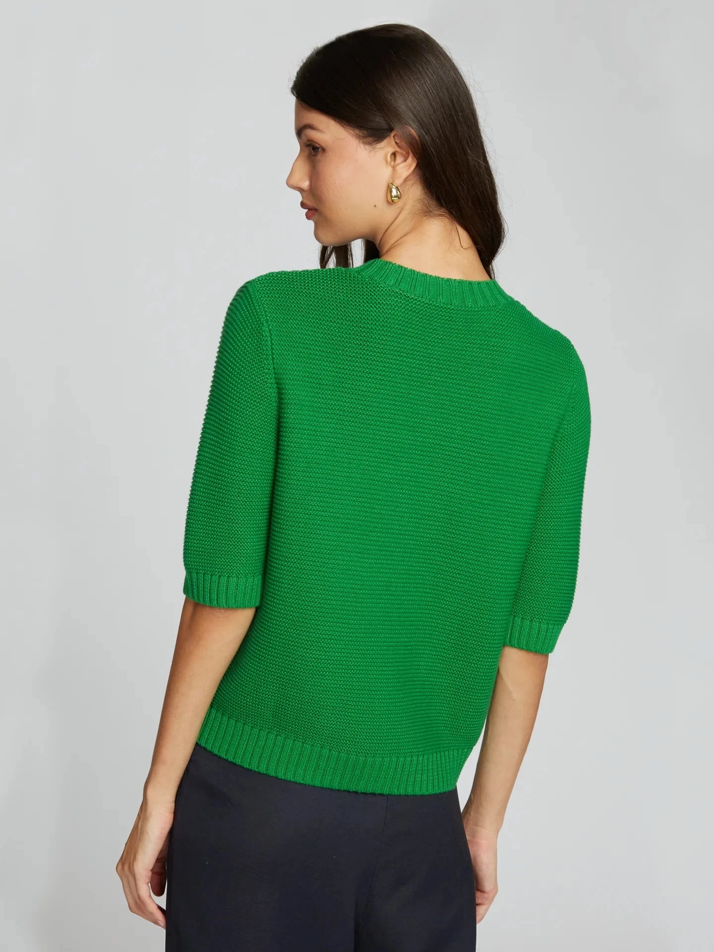 Button Front Elbow Sleeve Jacket-Jackets-Uniquities