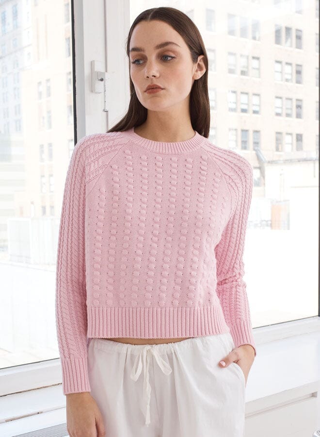 Popcorn Raglan Crew-Sweaters-Uniquities