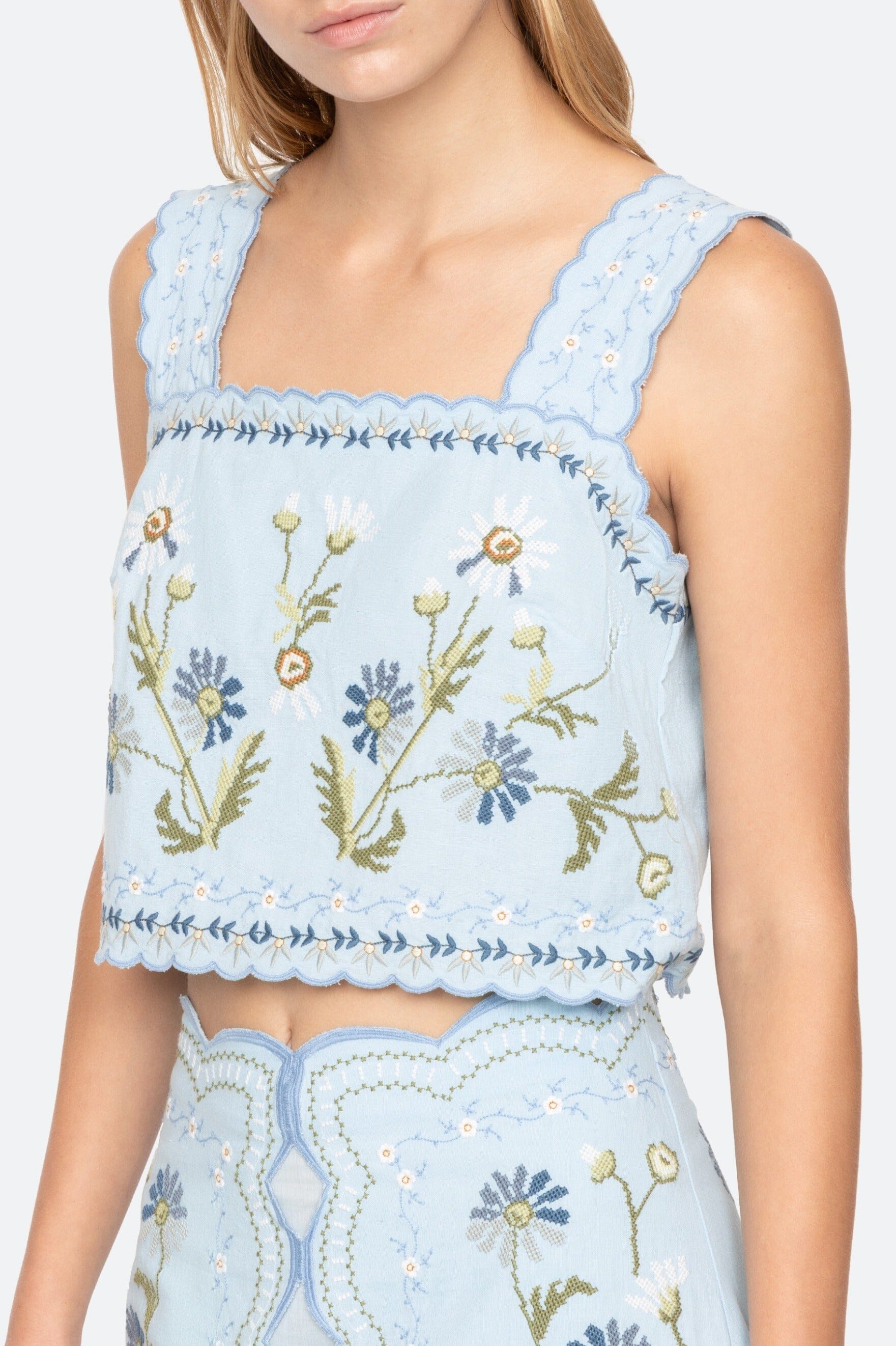 Audra Embroidery Top-Tops/Blouses-Uniquities