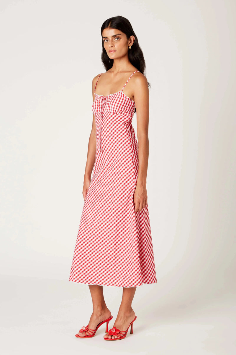 Nikki Gingham Dress-Dresses-Uniquities