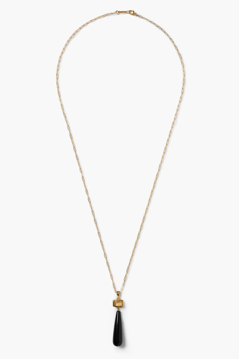 Agate Teardrop Necklace-Jewelry-Uniquities