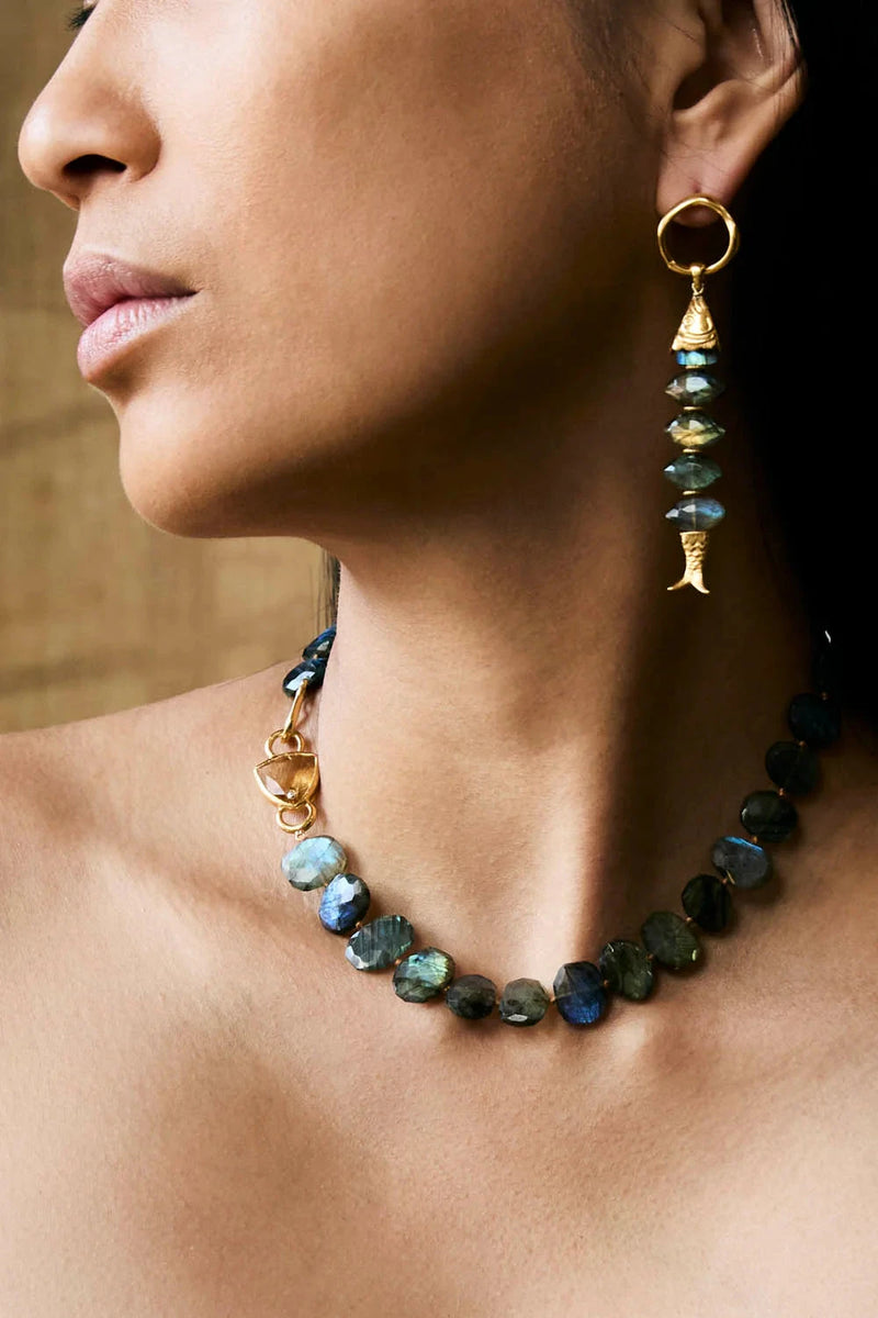 Labradorite Necklace-Jewelry-Uniquities