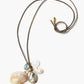 Turbo Shell Leather Cord Necklace-Jewelry-Uniquities