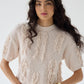 Short Sleeve Fringe Crew-Sweaters-Uniquities