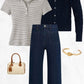 Cotton Crewneck Cardigan-Sweaters-Uniquities