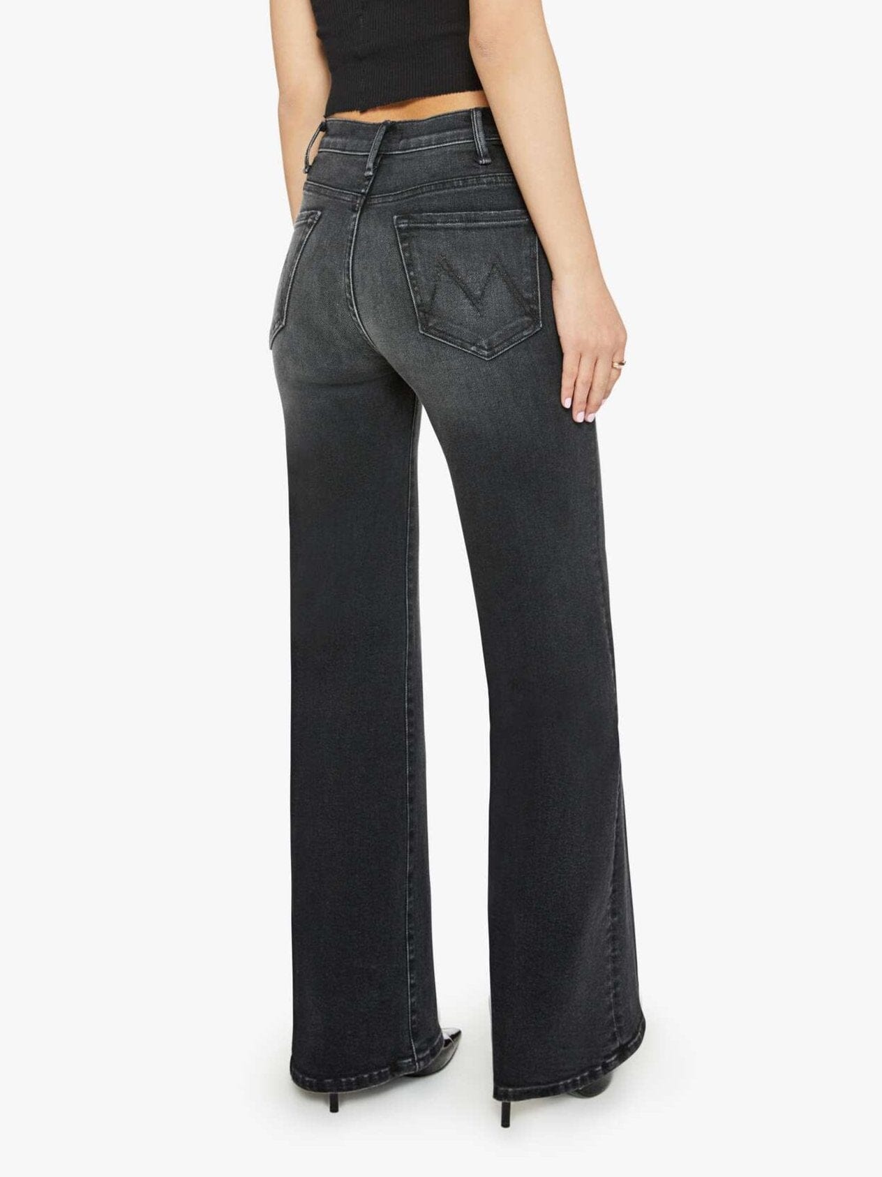 PETITES The Lil' Hustler Roller Sneak Jeans-Denim-Uniquities
