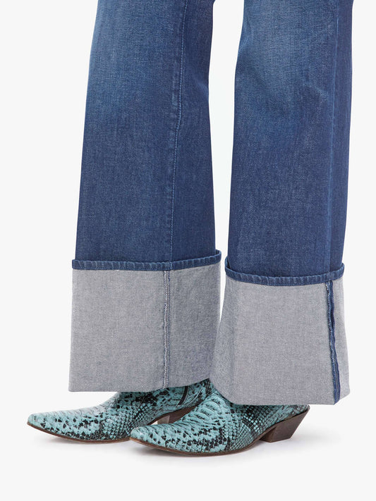 PETITES The Lil' Hustler Roller Sneak Cuff Jeans-Denim-Uniquities