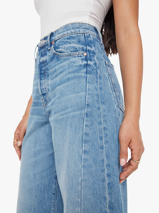 PETITES The Lil' Pipe Dream Button Sneak Jeans-Denim-Uniquities